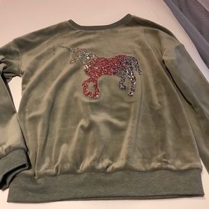5/$25 Soft unicorn sweatshirt